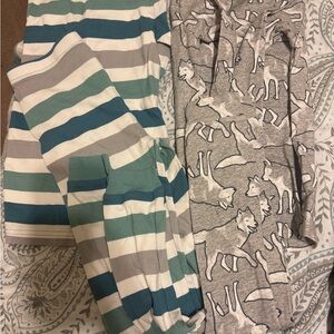 Carter's Gray and Blue Pajama Set